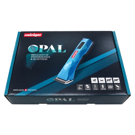 Машинка Heiniger Opal для стрижки собак, лошадей, коров с 2-я аккумуляторами и лезвием #10 1,5 мм "r