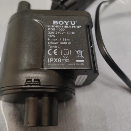 Помпа подъёмная Boyu PGB-1000 15 Вт 960 л/час