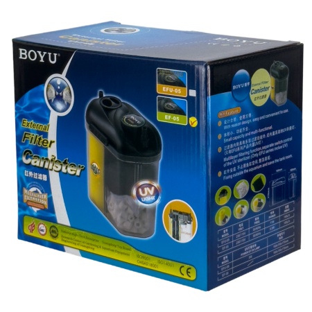 Фильтр внешний Boyu EF-05 для аквариума до 100 л 150 л/ч