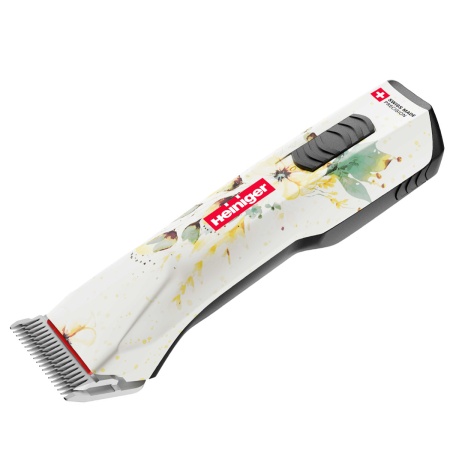 Машинка Heiniger Opal Floral для стрижки собак, лошадей, коров с лезвием #10 1,5 мм "red line"