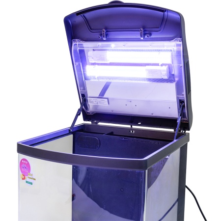 Аквариум Boyu Mini MT-508, 80 л, с фильтром, 2 LED лампы, серый​