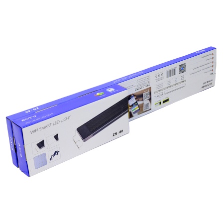 Светильник LED Boyu ZN-60 50Вт ультратонкий для аквариума c Wi-Fi, таймером, черный