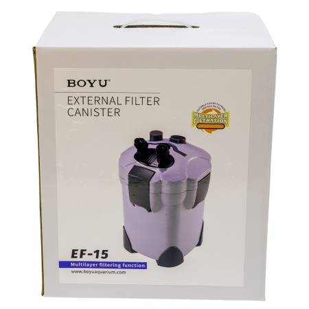Фильтр внешний Boyu EF-15 для аквариума 150-350 л канистровый 350 л/ч