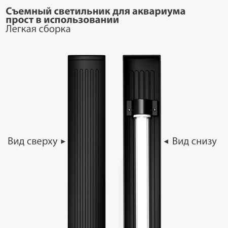 Аквариум Boyu FG-10 37 л с LED-лампой, черный​