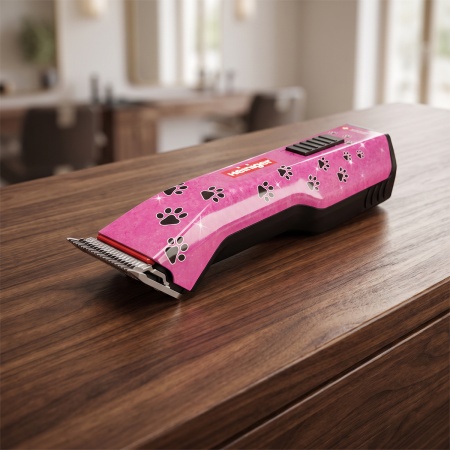 Машинка Heiniger Saphir Pink для стрижки животных, собак, кошек с 2-я аккумуляторами и лезвием #10 1