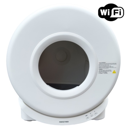 Туалет самоочищающийся для кошек автоматический Pawgether CS2 с управлением Wi-Fi через приложение