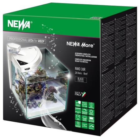 Аквариум Newa More reef NMO 30R Daylight LED, 28 л, с фильтром, скиммером, нагревателем и освещением