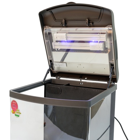 Аквариум Boyu Mini MT-508, 80 л, с фильтром, 2 LED лампы, серый​