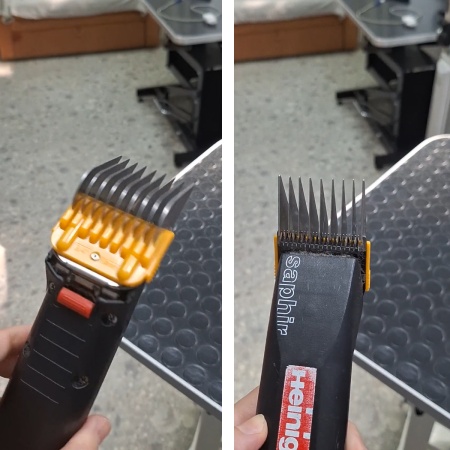 Насадка Heiniger 3/4“ 19 мм Snap-on на ножевой блок стандарт A5, оранжевая