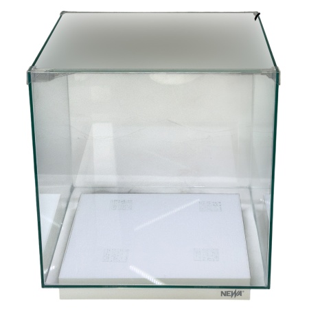 Аквариум Newa Ego LID, EL 50W, 45 л панорамный, LED освещение, белая стеклянная крышка​